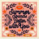 Foulard en Voile de coton - Summer Sounds Better With You 70x70cm