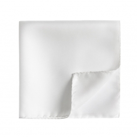 Pocket Square Drapeau Blanc (Silk)