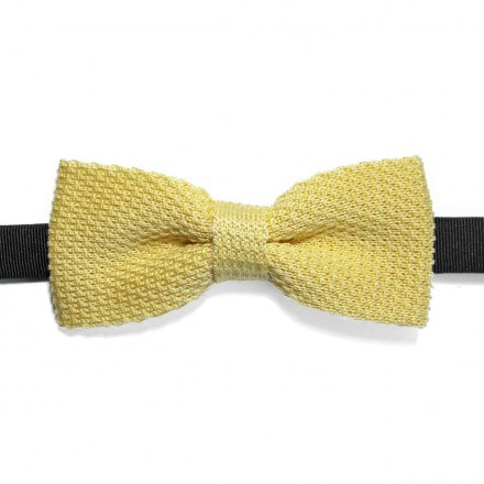 light yellow bow tie
